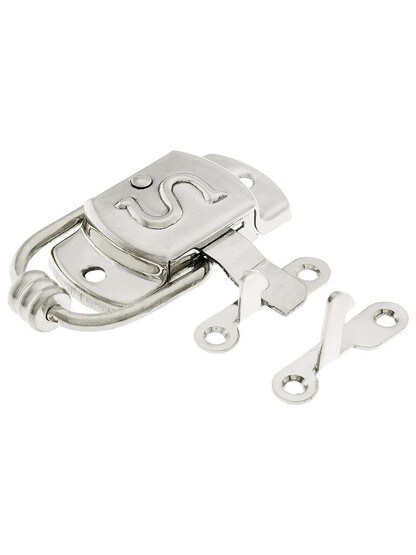 Solid Brass Left-Hand S Hoosier Latch